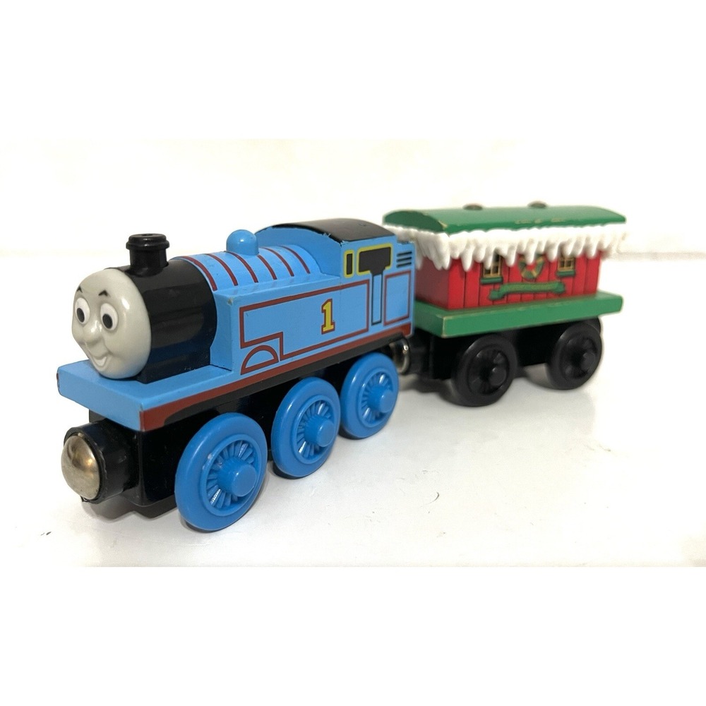 Thomas & Friends Tank Engine Wooden Holiday Train Toy Collectible